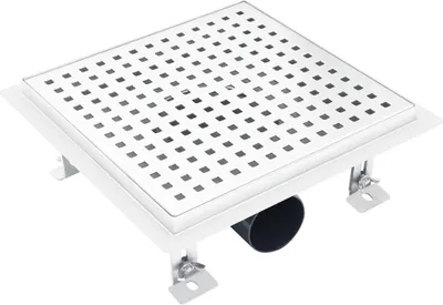 Obrázek produktu pro vidaXL Sprchový odtok 23 x 23 cm z nerezové oceli