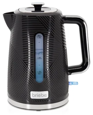 Wasserkocher 1,7 L, 2200 W, kabellos, BPA-frei, schwarz