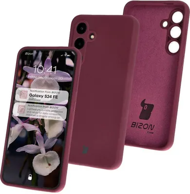 Produktbild von Bizon Soft Case Samsung Galaxy S24 FE dunkel lila