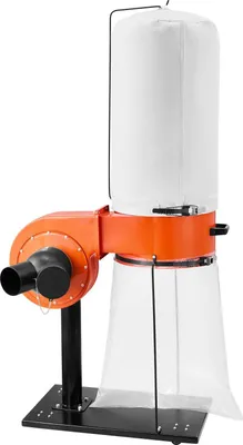 Produktbild von Absauganlage Holzbearbeitung - Spänesauger - 1359 m³/h Luftleistung - 2,5 µm Filter - 1 PS Motor - 60 L Staubbeutel - Mit Rollen