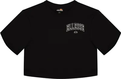 Produktbild von Ellesse Beneventi Cropped Kurzarm-t-shirt Schwarz 12 Frau Schwarz 12