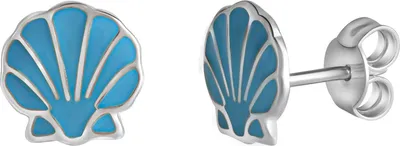 Produktbild von V Ohrstecker 925/- Sterling Silber 0,9cm weiß 222220127