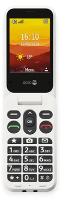 Zdjęcie produktu dla Doro Leva L30, klapka, jedna karta SIM, 7,11 cm (2,8"), 2 MP, 1150 mAh, czarny, biały