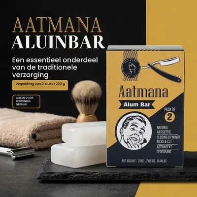 Productafbeelding van Aluinbar, kaliumaluminium sulfaat, 100 g, voor huidverzorging