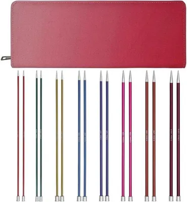 Produktbild von Famanu Breinaalden-Set - 40 cm - 2,5–6,0 mm - für vielseitige Strickprojekte
