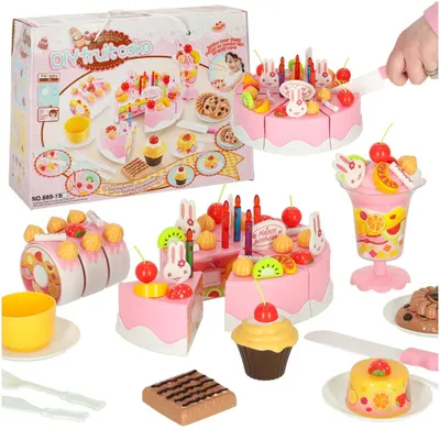 Immagine prodotto di Taglio Torta Compleanno Cucina 75 el. rosa