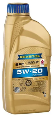 Produktbild von RAVENOL SFE für 5W-20 1 Liter Motoröl Motorenöl Vollsynthetisch MS-6395 9.55535-CR1 WSS-M2C925-A WSS-M2C925-B WSS-M2C930-A WSS-M2C930-B HTO-06 Öl