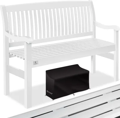 Produktbild von KESSER® Gartenbank Holz Holzbank wetterfest | Parkbank Massivholz | Sitzbank Balkonbank Gartenmöbel Bank für Balkon, Terrasse & Garten