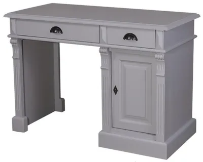 Obrázek produktu pro Stůl Casa Padrino ve venkovském stylu šedý 110 x 55 x v. 78 cm - Kancelářský nábytek ve venkovském stylu