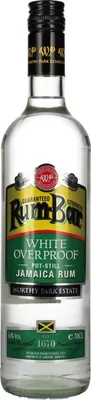 Produktbild von Rum-Bar Worthy Park Estate Premium White Overproof Rum 63% Vol. 0,7l
