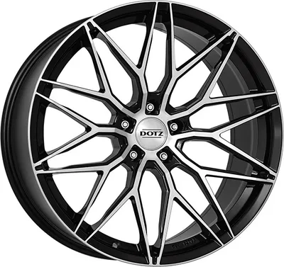 Produktbild von ALUFELGE DOTZ Suzuka dark 10x20 5x112 ET 40 BLACK/POLISHED