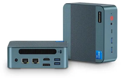 Immagine prodotto di Mini PC Bosgame P2 Lite con processore Intel Core i5-12600H, 32 GB di RAM DDR4, SSD da 512 GB, doppia porta LAN da 1 Gbps, Windows 11 Pro, streaming 4K, ideale per l'ufficio domestico, lo studio e i contenuti multimediali - BuyPlugGo