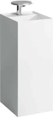 Image de LAUFEN Kartell Lave-mains, posé, 2 trous pour robinet, sans trop-plein, 375x435x900, H8113310008151