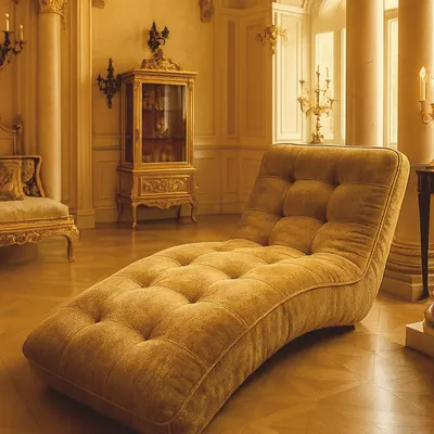 Produktbild von Casa Padrino Luxus Chaiselongue / Relax Liege Gold 170 cm - Luxus Möbel