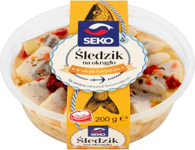 Immagine prodotto di Seko Aringhe sott'olio rustiche - 200 g, un piatto delizioso e semplice