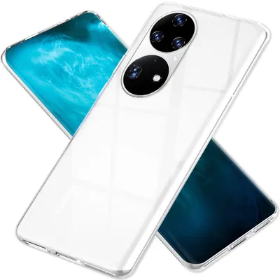 Zdjęcie produktu dla Etui NALIA „GLAZE” do Huawei P50 Pro – przezroczyste etui ochronne z TPU, zapobiegające żółknięciu, smukłe i lekkie – przezroczyste etui na telefon