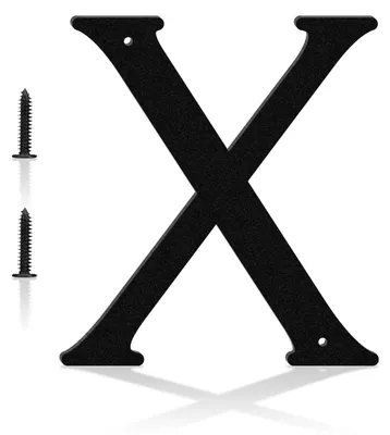Produktbild von Moderne Hausnummer aus Edelstahl, schwarz, wetterbeständig, 17,8 cm