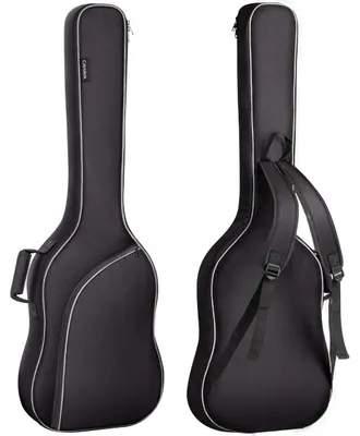 Immagine prodotto di CAHAYA Custodia per basso elettrico, gig bag, zaino, custodia morbida imbottita con imbottitura di circa 8 mm, adatta per modelli da 43 e 46 pollici