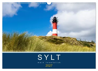 Produktbild von Sylt mein Inselblick (Wandkalender 2027 DIN A3 quer), CALVENDO Monatskalender