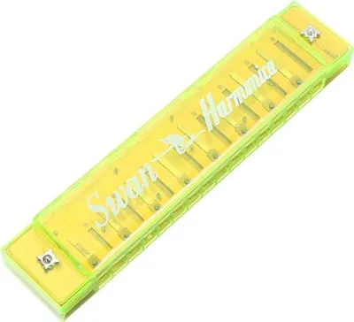 Image de Swan SW16-4 16 trous Tremolo Harmonica Transparent Harps Enfants Élèves Débutants Instruments de Musique(Vert)