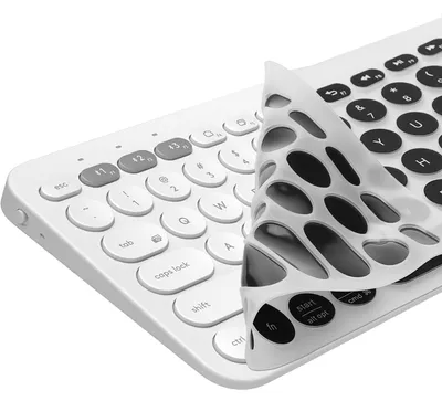 Produktbild von kwmobile Silikon Tastaturschutz für Logitech K380 - QWERTY US Keyboard Cover Abdeckung - Schwarz