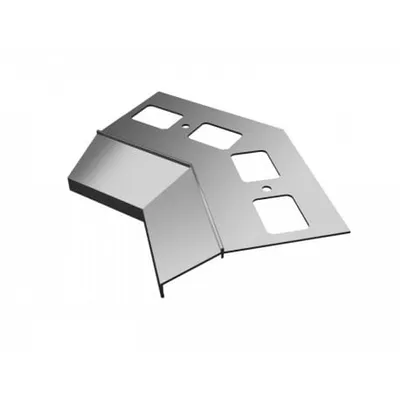 Produktbild von Renoplast Aluminium Traufprofil K100 Keramikboden, Inneenecke 135°, Grau
