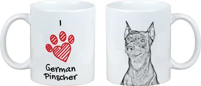 Produktbild von Art-Dog Keramiktasse Deutscher Pinscher