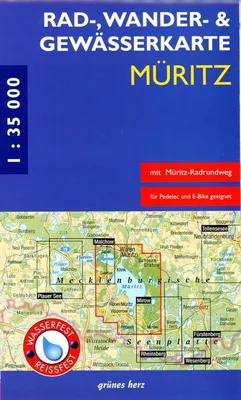 Produktbild von Rad-, Wander- und Gewässerkarte Müritz