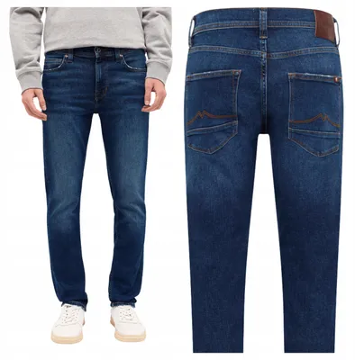 Produktbild von Mustang | Vegas Slim Herrenjeans, blauer Denim, W32 L32