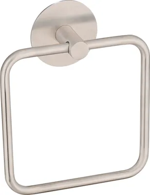 Produktbild von SCHÖNER WOHNEN-Kollektion Handtuchring Mod. Meleto Silber Matt, zum Kleben oder Bohren