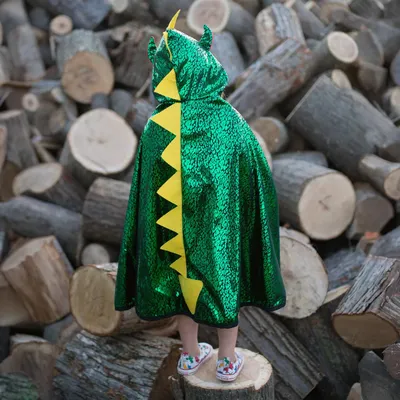 Produktbild von Kinderkostüm Ritter Drache Tiny - 5 - 6 Jahre - Grün | by Great Pretenders