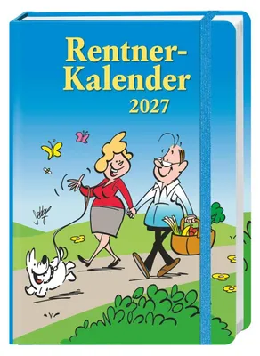 Produktbild von Rentner Kalenderbuch A6 2027