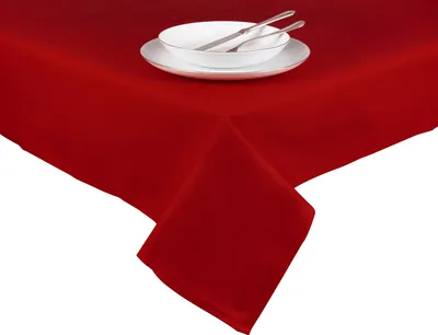 Image de Excelsa Nappe Panama Color coton 140x240 cm rouge