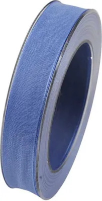 Produktbild von Webband, Schleifenband 25mm blau 20m Rolle (1m=0,45EUR) Goldina