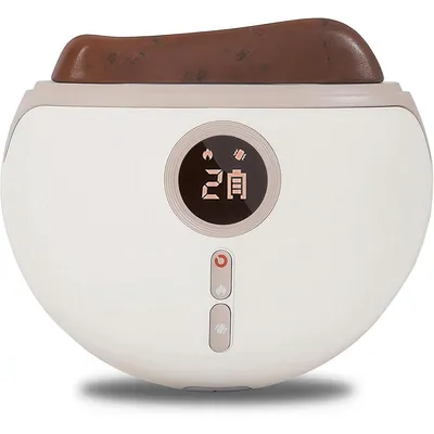 Produktbild von LED Gua Sha Gerät, Gesichtsmassagegerät mit Wärme & Vibration, Hautstraffung & Anti-Aging, gegen Falten und Schwellungen