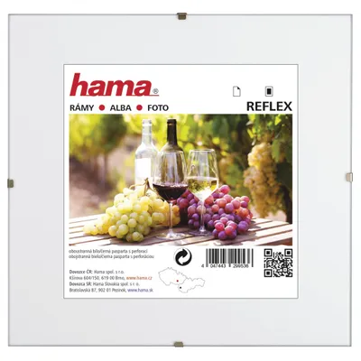 Produktbild von 20x20 | Hama Euroklip clip-Fix, normání sklo