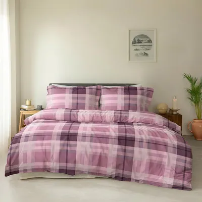 Produktbild von Traumschlaf Bettwäsche Carlo 155x220 cm + 80x80 cm pink