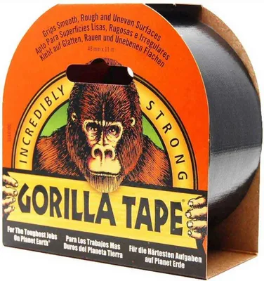 Image de Gorilla-Kleber - Ruban adhésif Gorilla noir 48 mm x 11 m