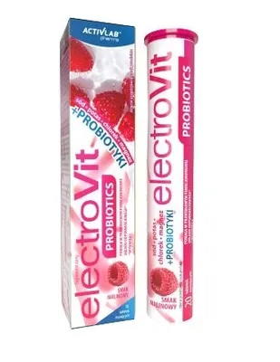 Image de Comprimés effervescents probiotiques au goût de framboise - ElektroVit 20 pcs