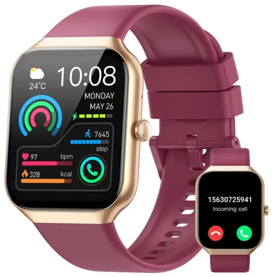 Produktbild von Smartwatch für Damen und Herren - Fitnessuhr mit Herzfrequenzmesser und Schlafmonitor