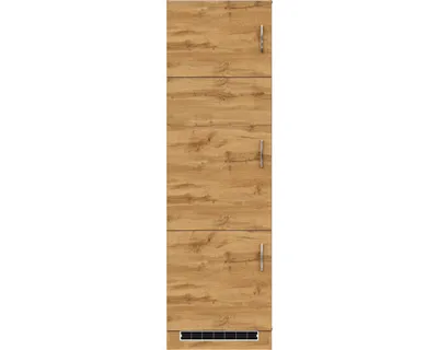 Produktbild von Held Möbel Kühlumbauschrank für 88er Einbaukühlschrank Sorrento BxTxH 60 x 60 x 200 cm eiche hell matt zerlegt Anschlag