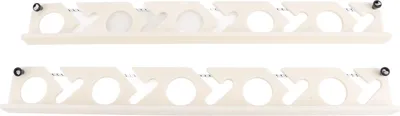 Produktbild von 2pcs 10 Loch Fischereistangen Racks Pole Wall oder Deckenlagerständer Halter Halterung für Garagekabine Keller