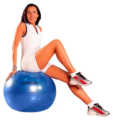 Produktbild von Gymnastikball Sitzball Yogaball Bürostuhl Büroball Fitnessball 85 cm in Blau