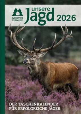Produktbild von Taschenkalender Unsere Jagd 2026