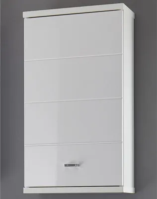 Image de Hängeschrank >Peter< in Weiß aus MDF - 38x71x23cm (BxHxT)