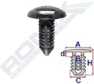 Immagine prodotto di ROMIX ROM clip per tappezzeria C60643