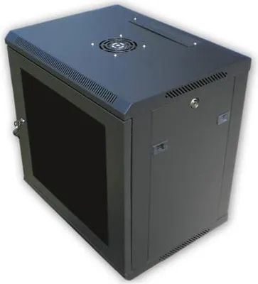 Zdjęcie produktu dla DATACOM 19" rack 12U/450 mm BK (szkło)