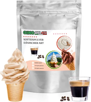 Produktbild von Espresso Dänisches Softeis Pulver 1 kg