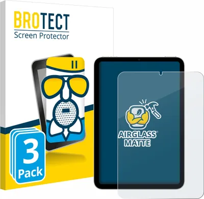 Produktbild von 3x BROTECT Entspiegelungs Schutzglas für Apple iPad Mini 7 2024 Schutzfolie Panzer Folie Glas Display Schutz matt