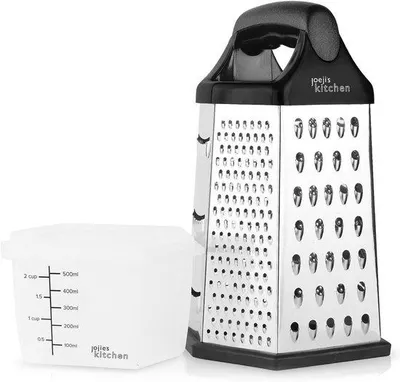 Immagine prodotto di Raspetta esagonale con contenitore per formaggio, frutta e verdura